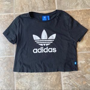 Adidas Crew Neck Crop Top